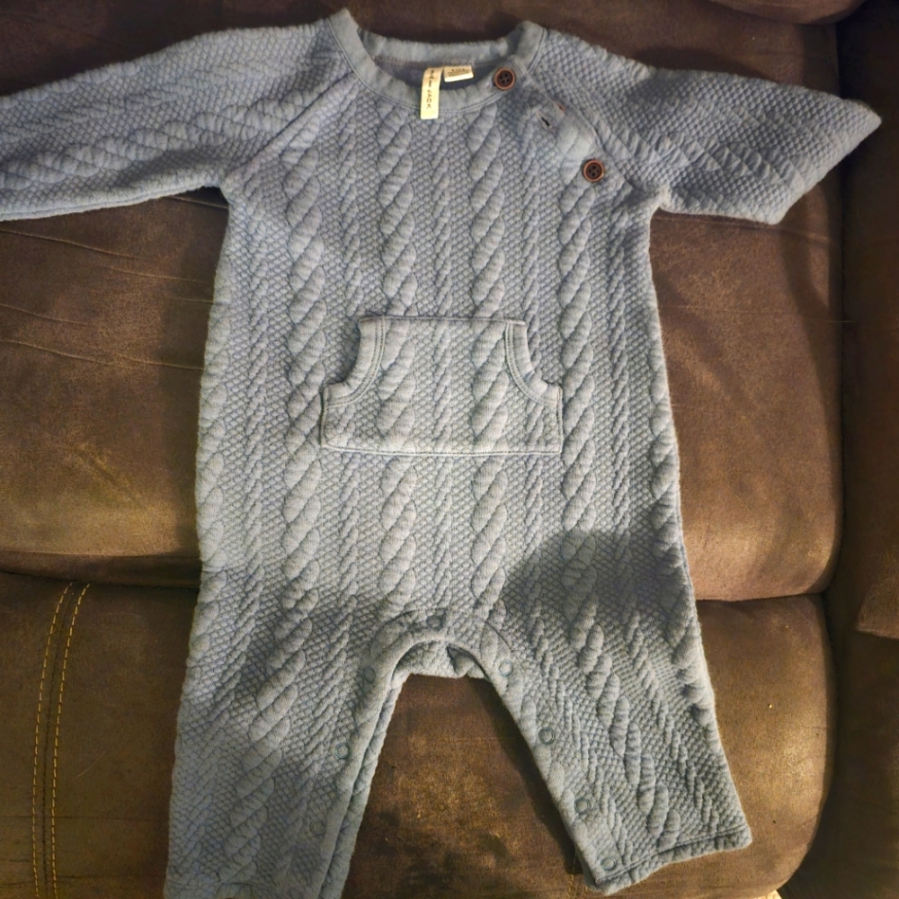 Janie and jack blue one piece size 3 to 6 months